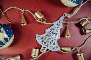 Ornate Metal Tree Ornament