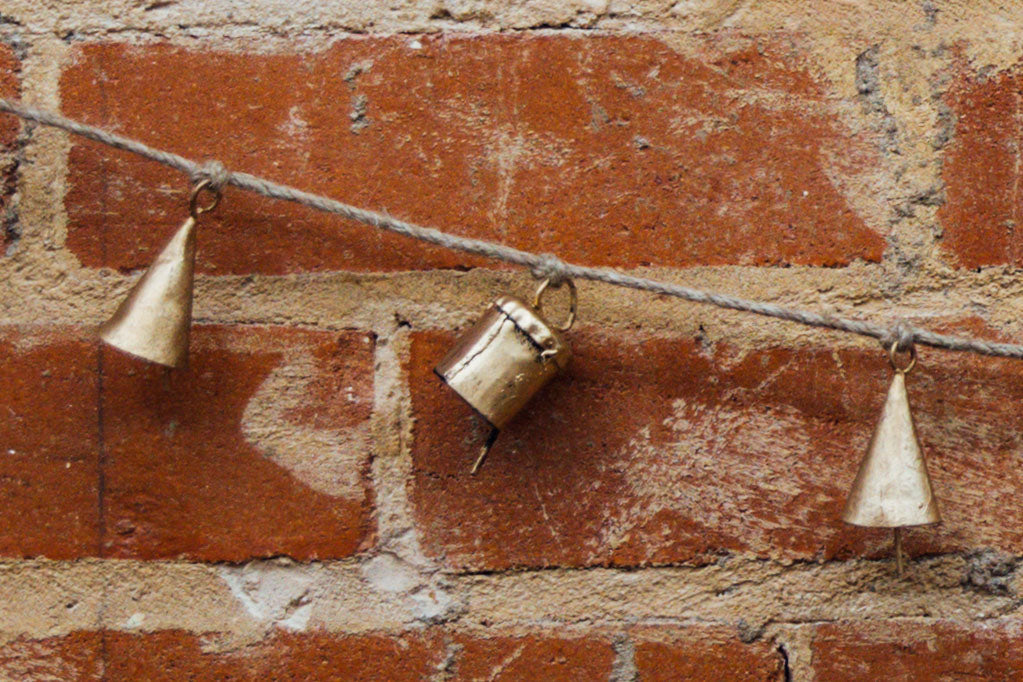 Brass Bell Garland