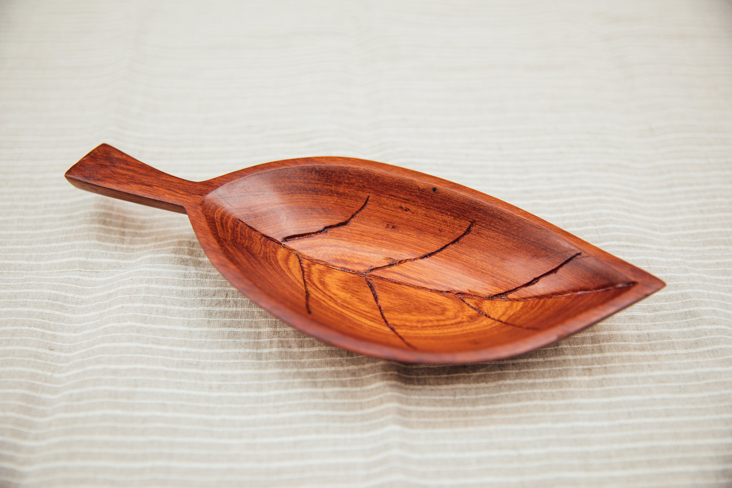 Amazonian Wood Leaf Tray (Consignment)