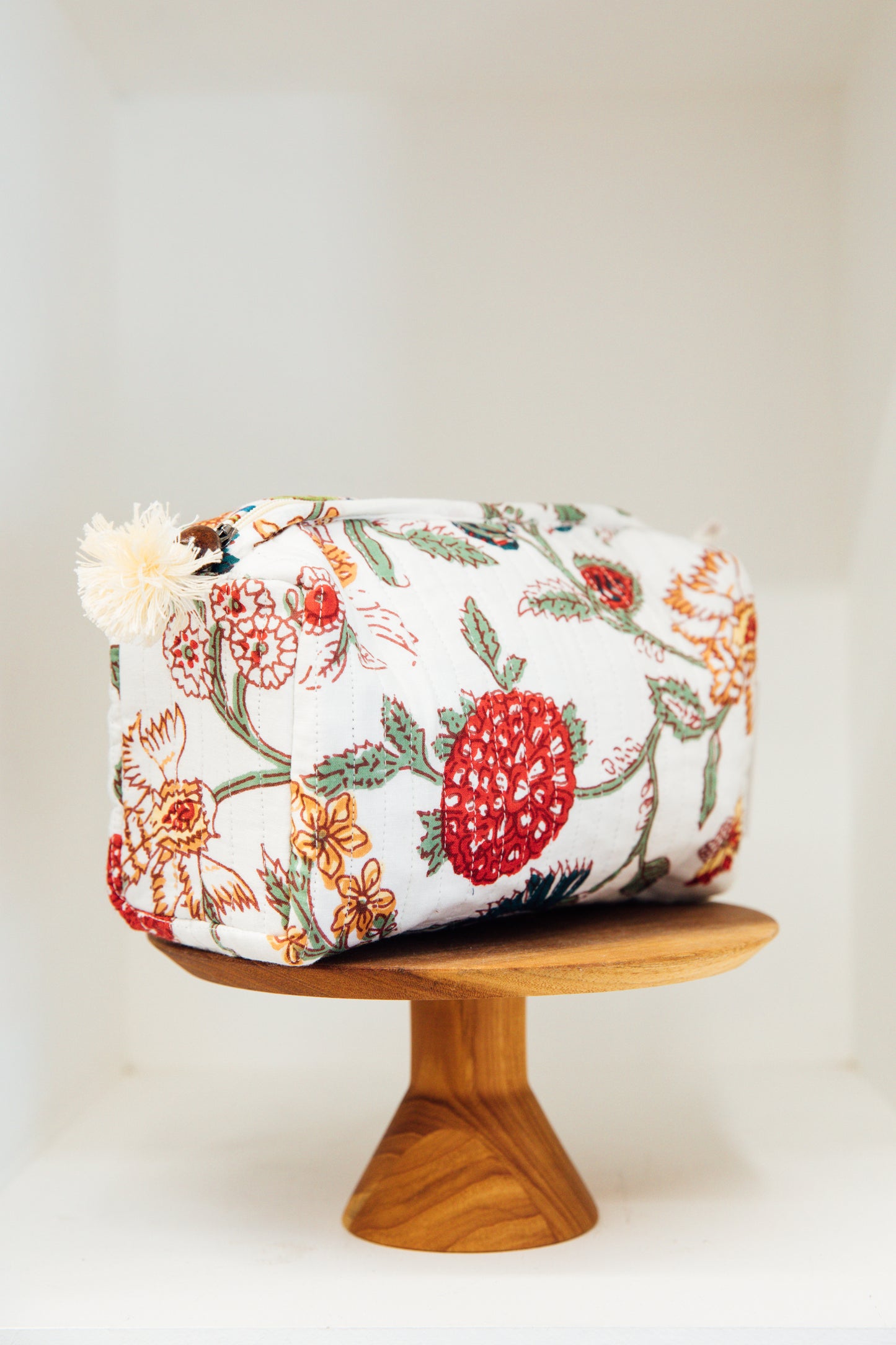 Quilted Indian Cosmetic Bag