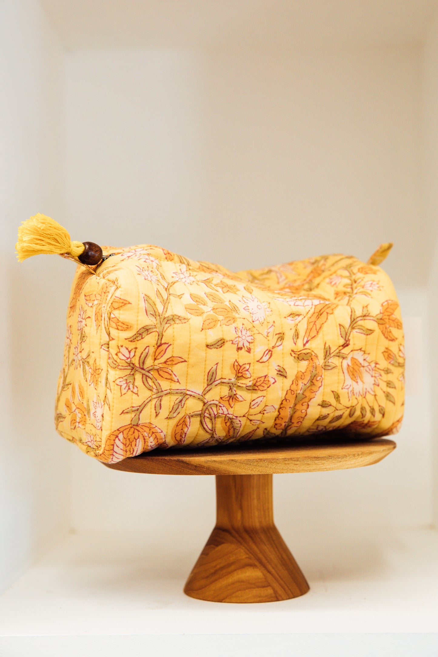 Quilted Indian Cosmetic Bag