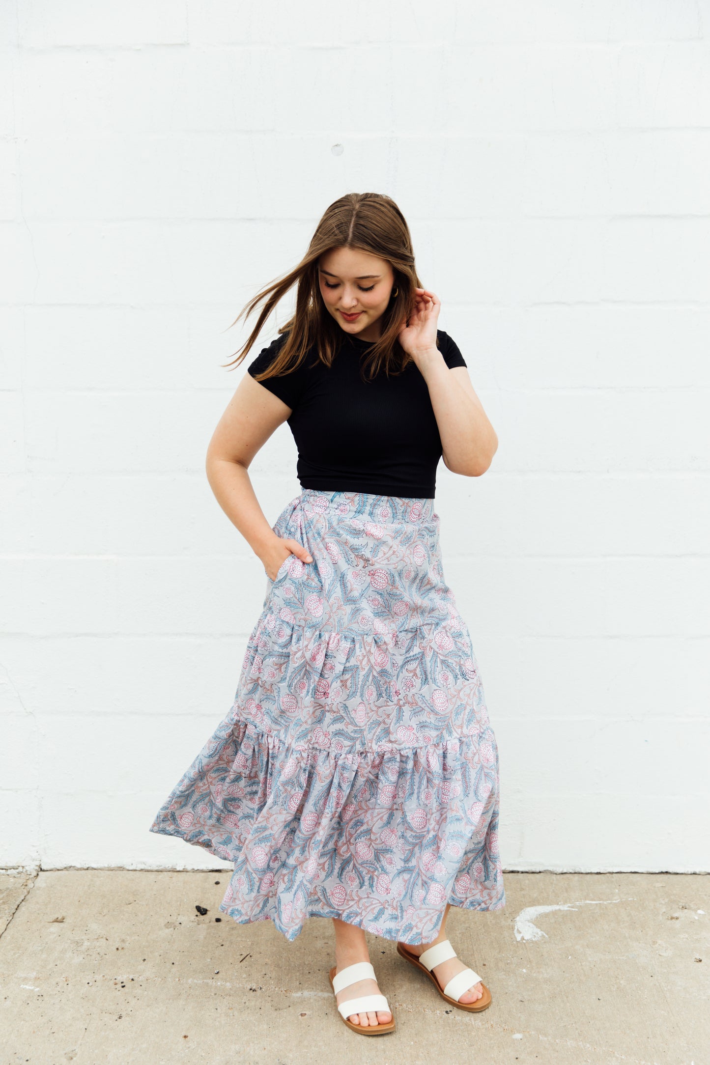 Thai Tiered Skirt