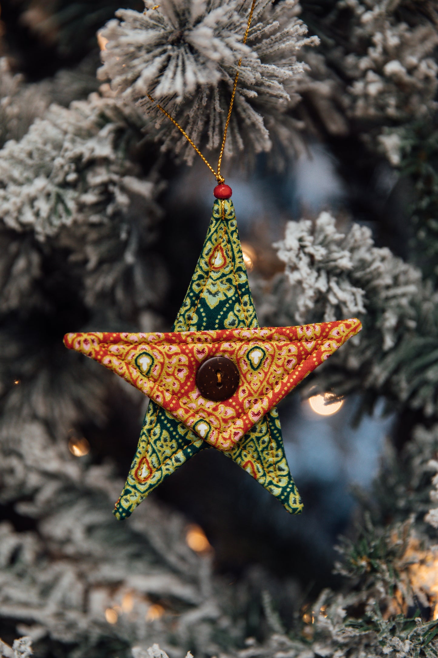 Patchwork Star Ornament