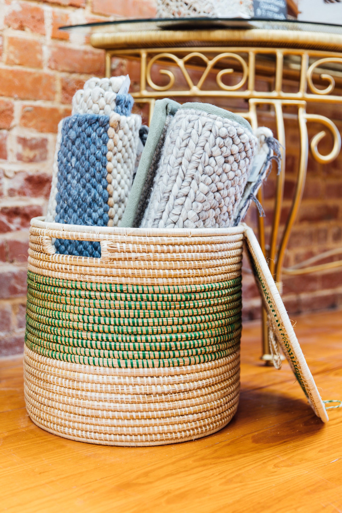 Large Ugandan Woven Baskets