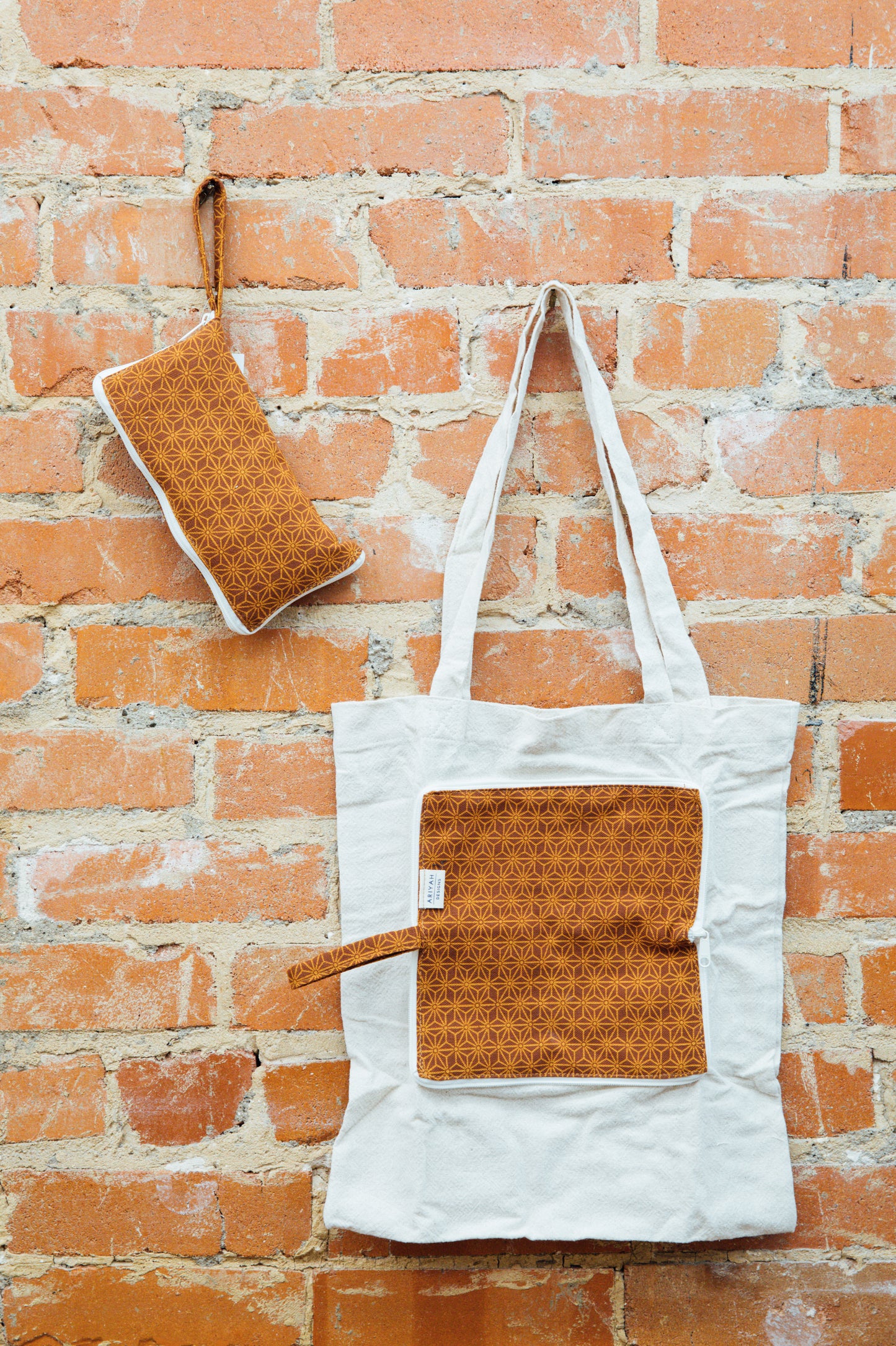 Compact Thai Canvas Tote