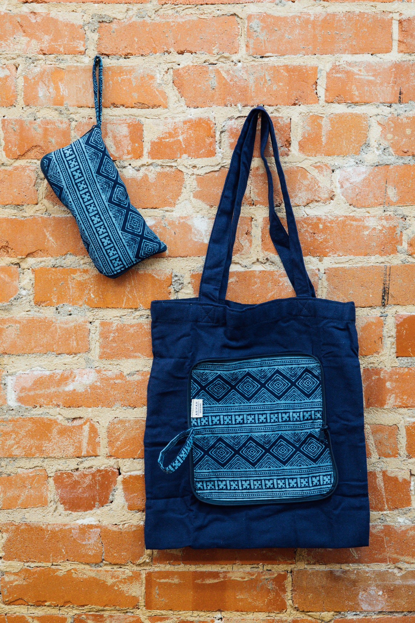 Compact Thai Canvas Tote