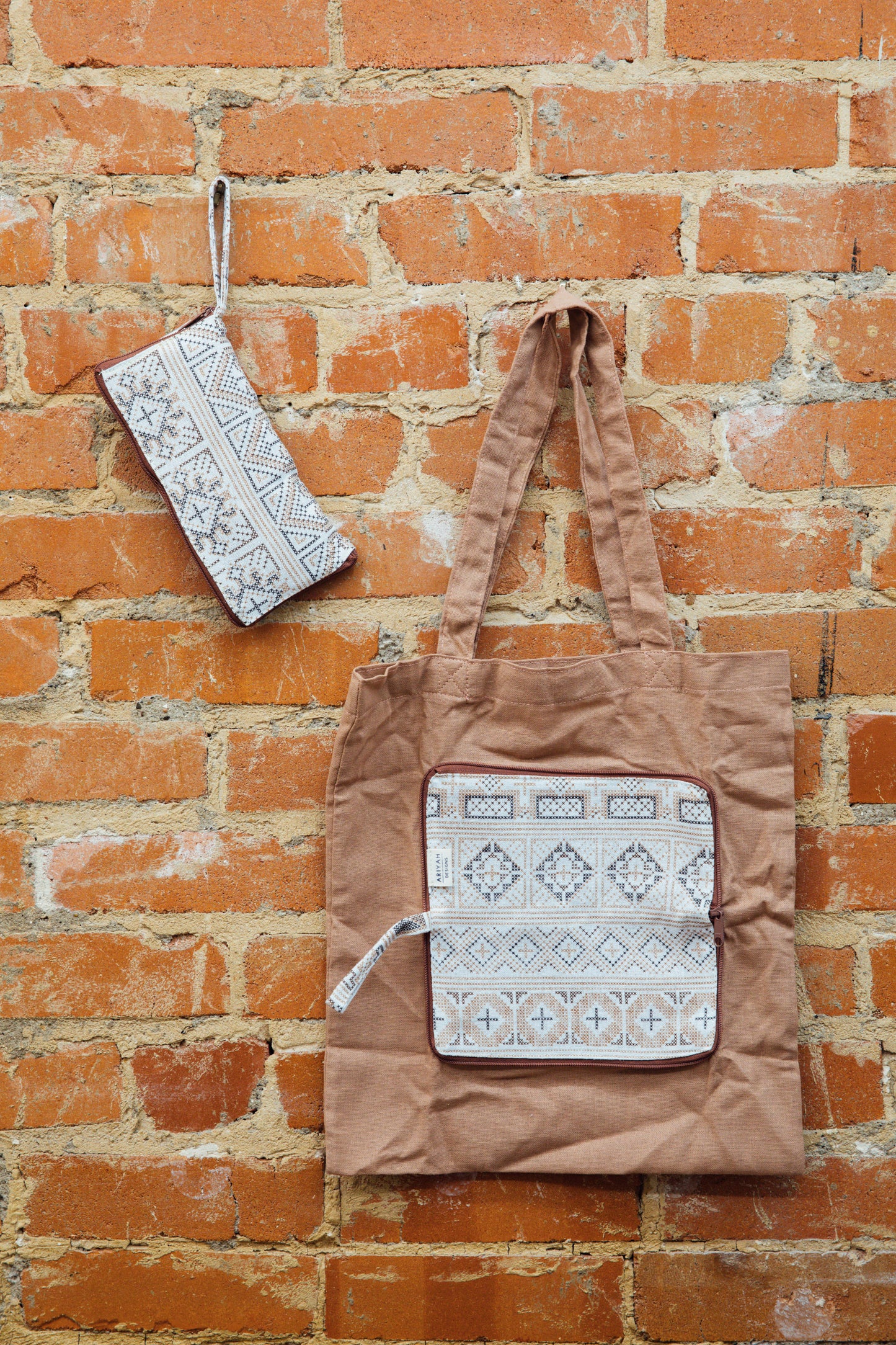 Compact Thai Canvas Tote