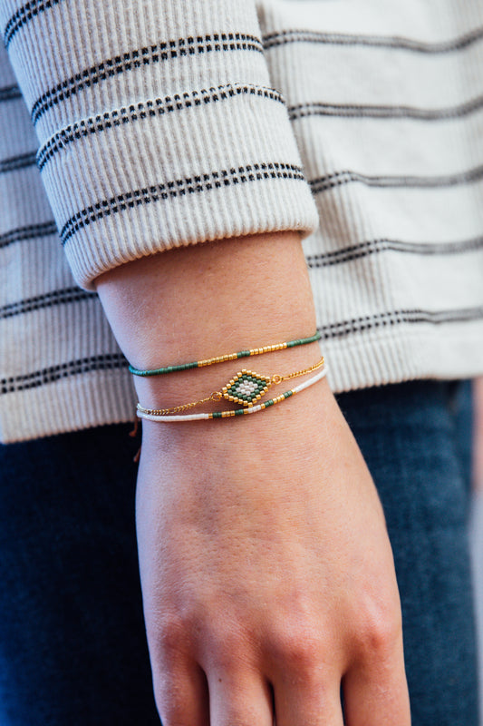 Lidia Beaded 3-Piece Bracelet Set