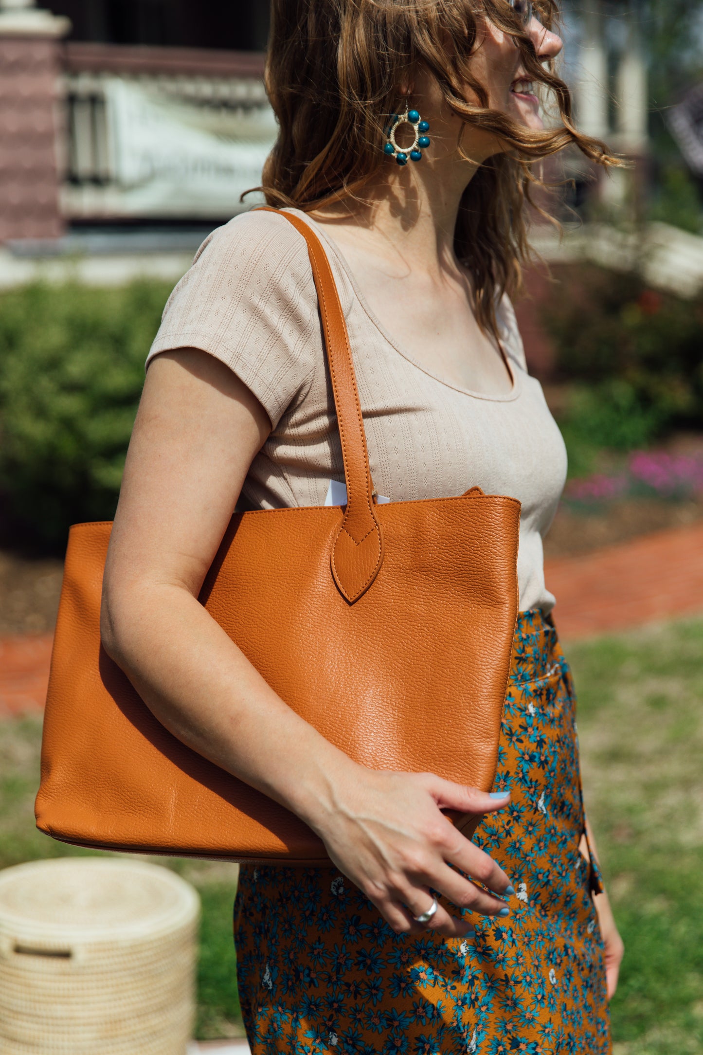 Colombian Nappa Leather Tote