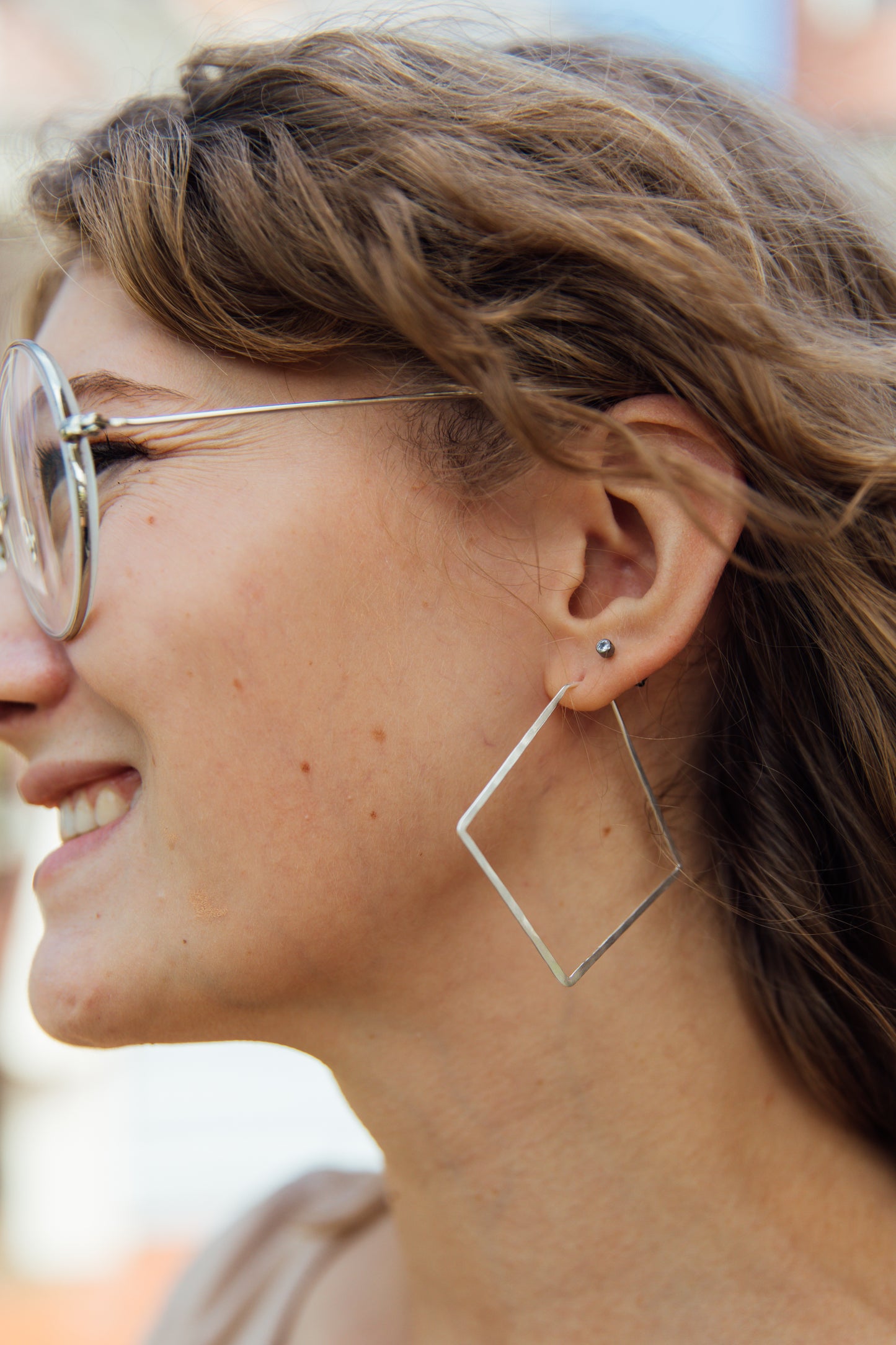 Dainty Sterling Hoop Earrings