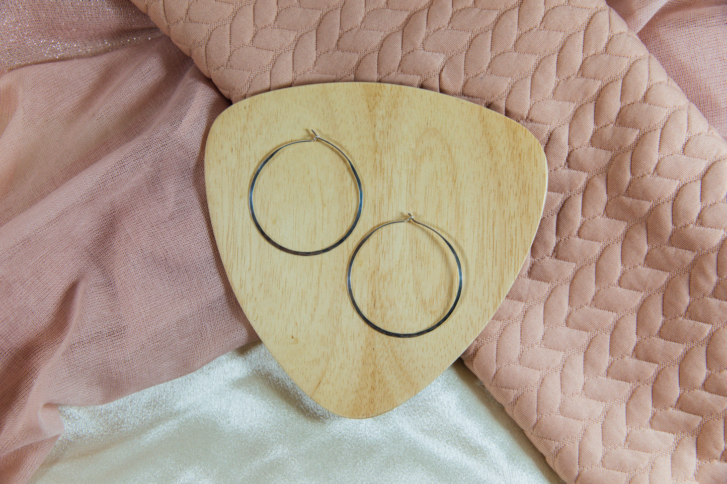 Dainty Sterling Hoop Earrings