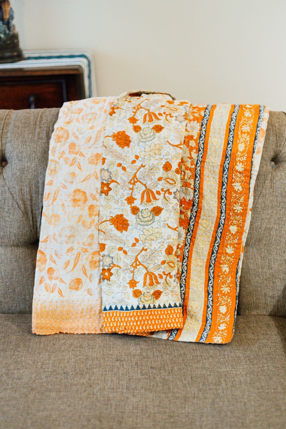 Kantha Twin XL/Full Blanket