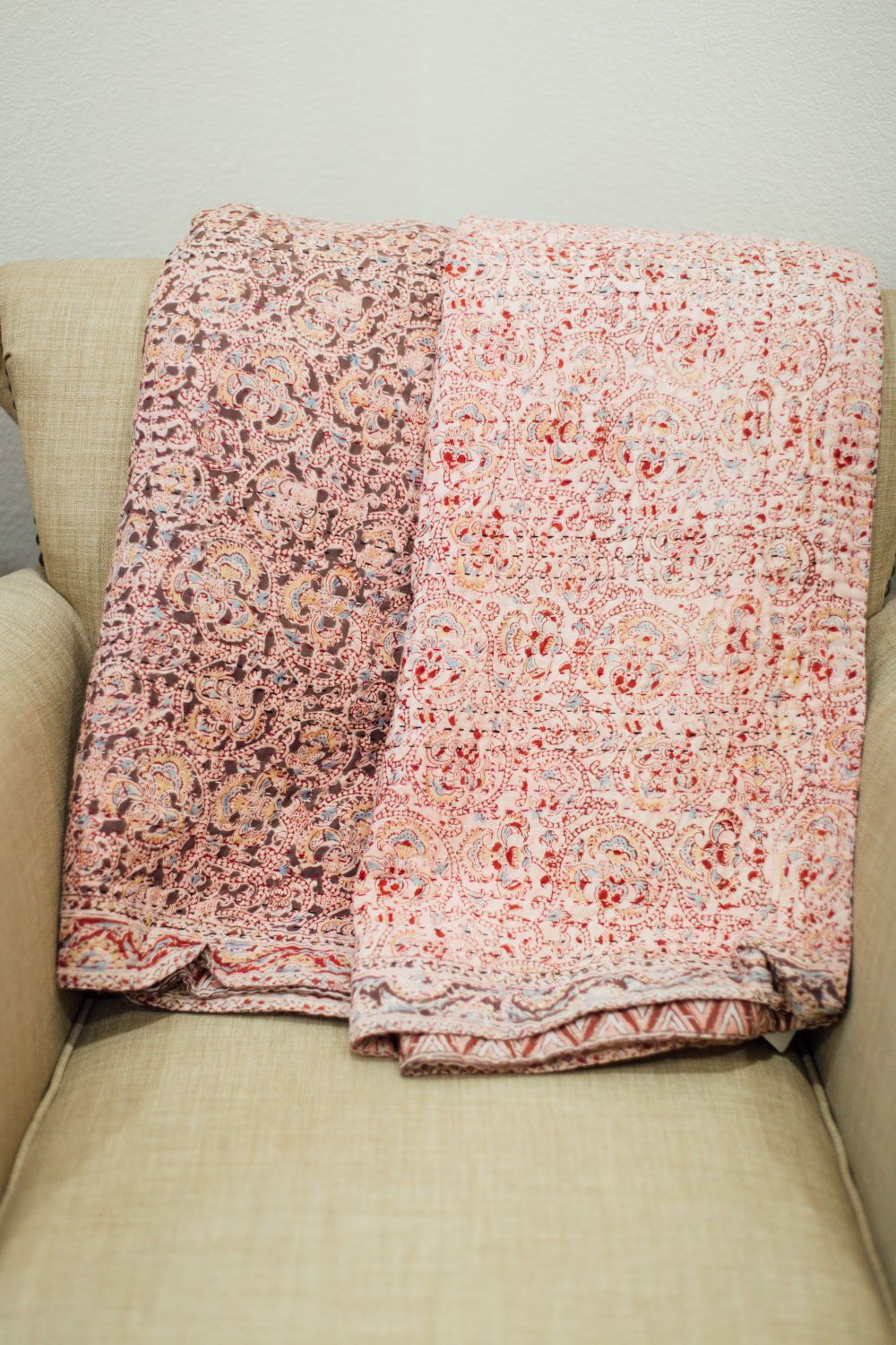Kantha Twin XL/Full Blanket