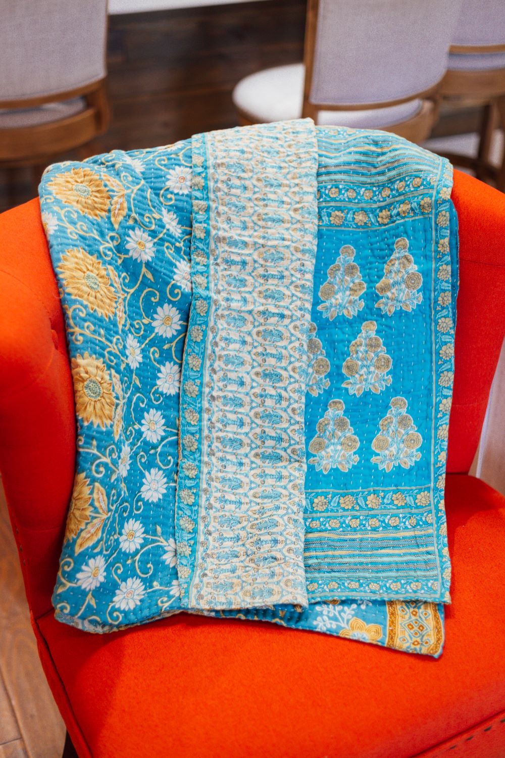 Kantha Twin XL/Full Blanket