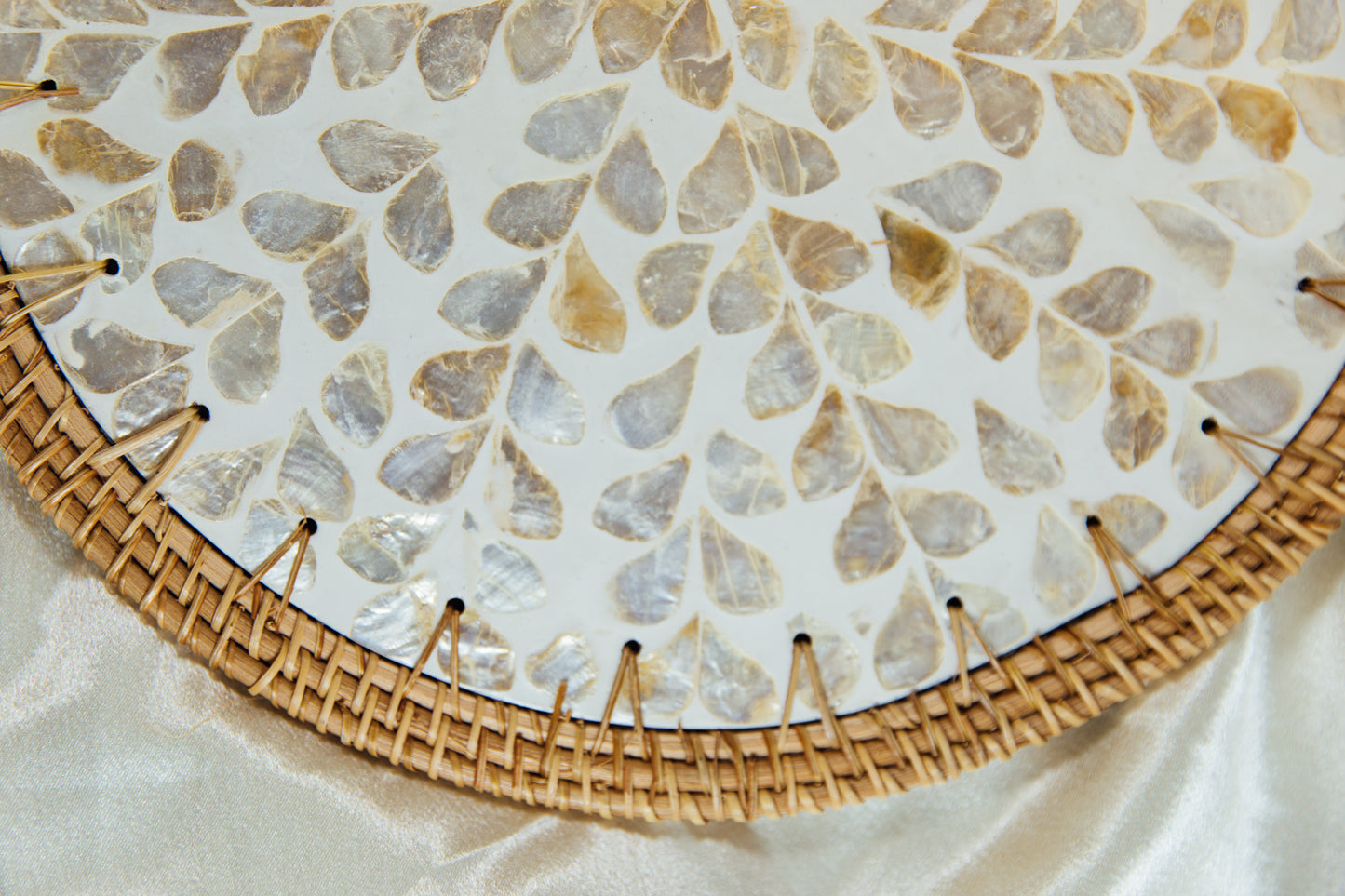 Mosaic and Wicker Trivet