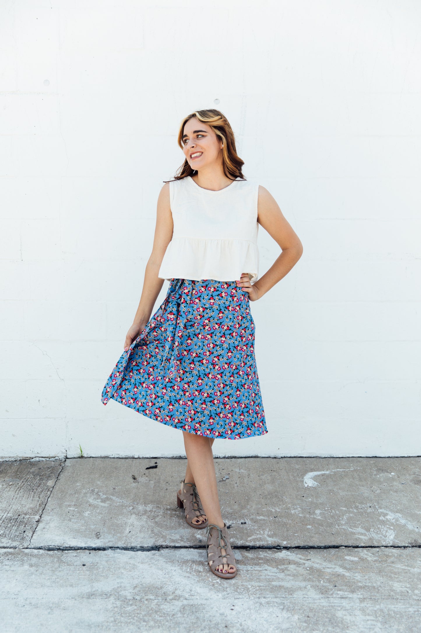 Midi Wrap Skirt