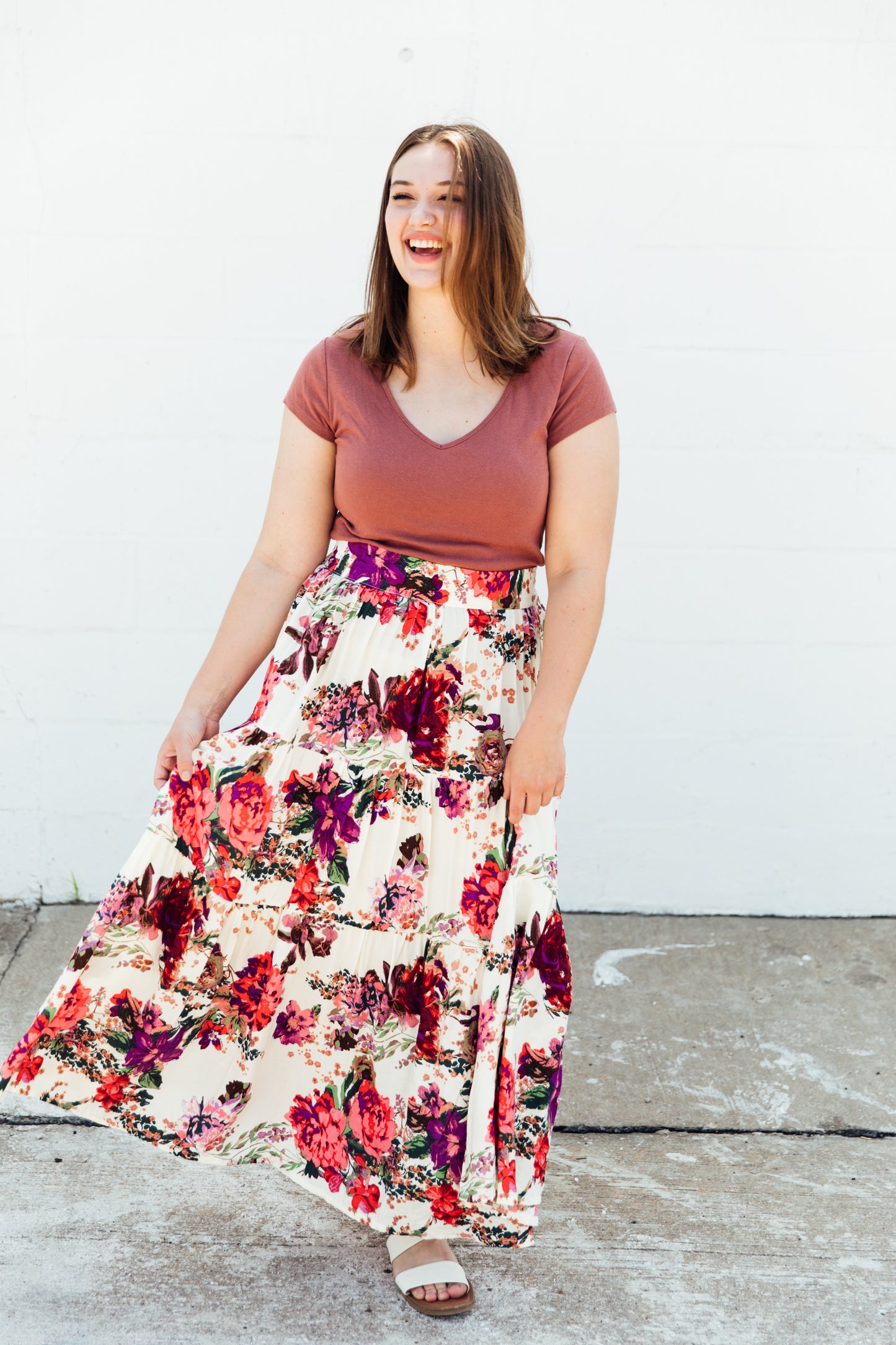 Thai Tiered Skirt