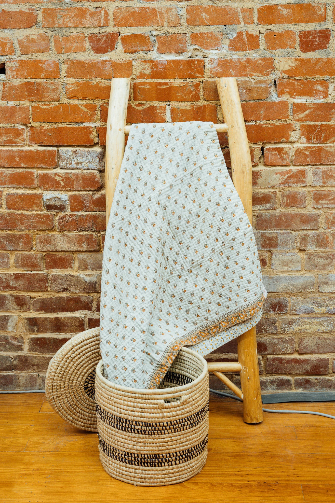 Kantha Baby Blanket