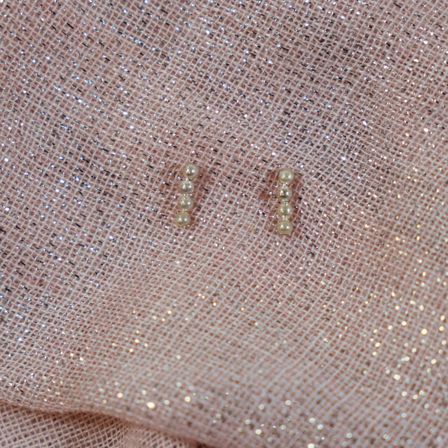 Silver Dangle Studs