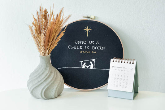 Christmas Embroidery Hoop