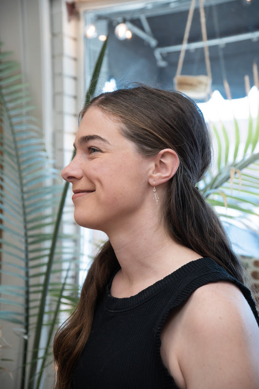 Sterling Silver Raindrop Earrings