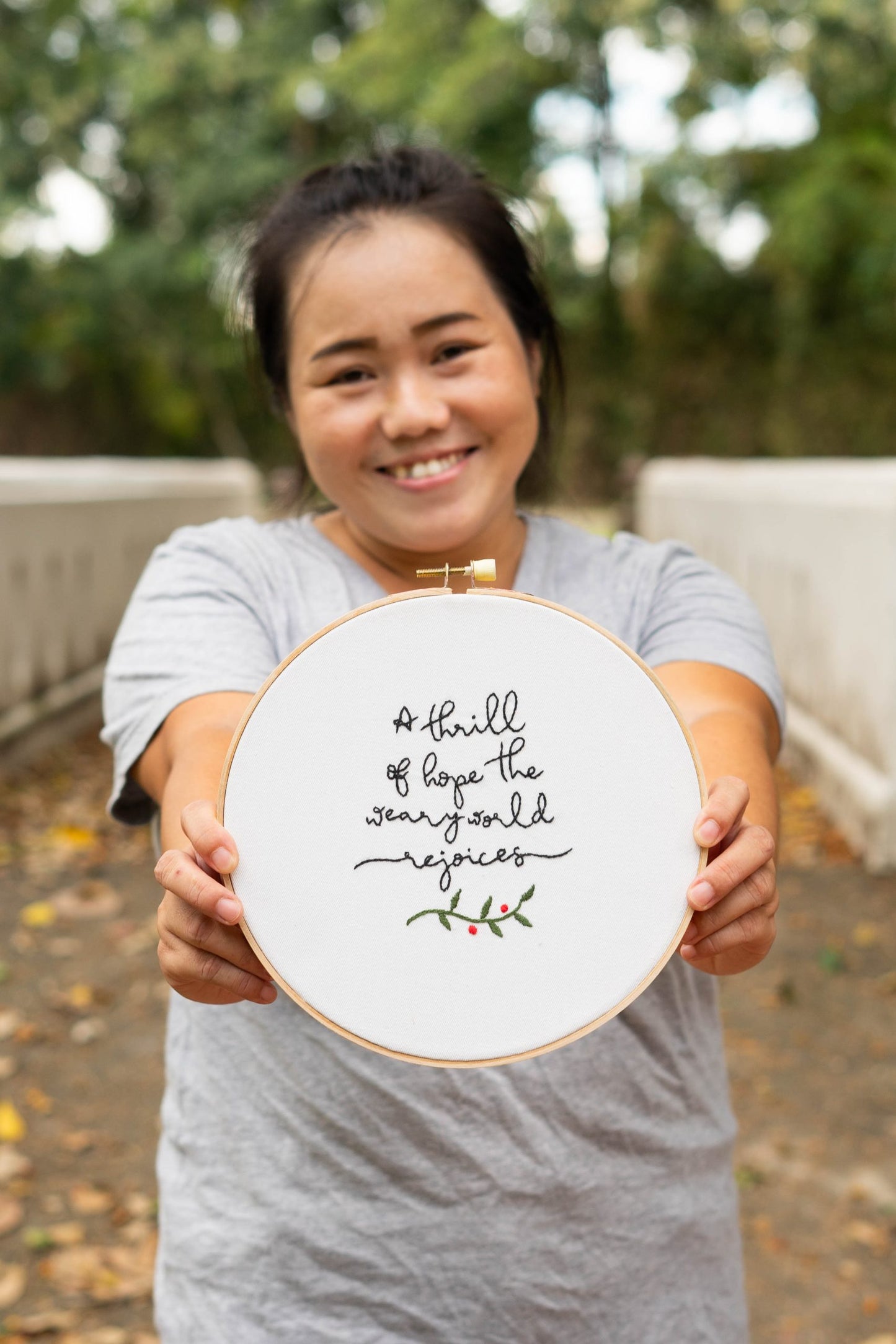 Christmas Embroidery Hoop