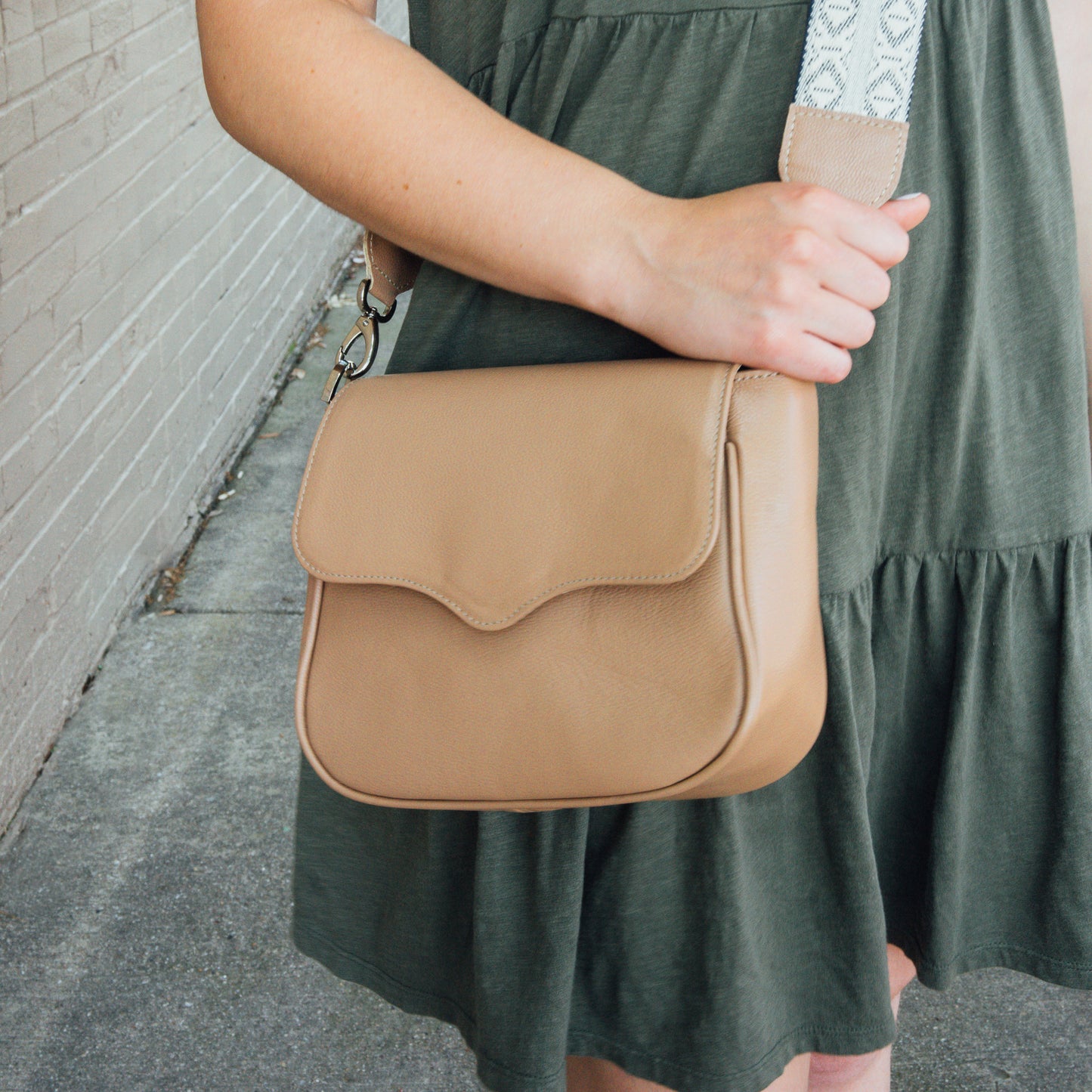 Colombian Leather Saddlebag