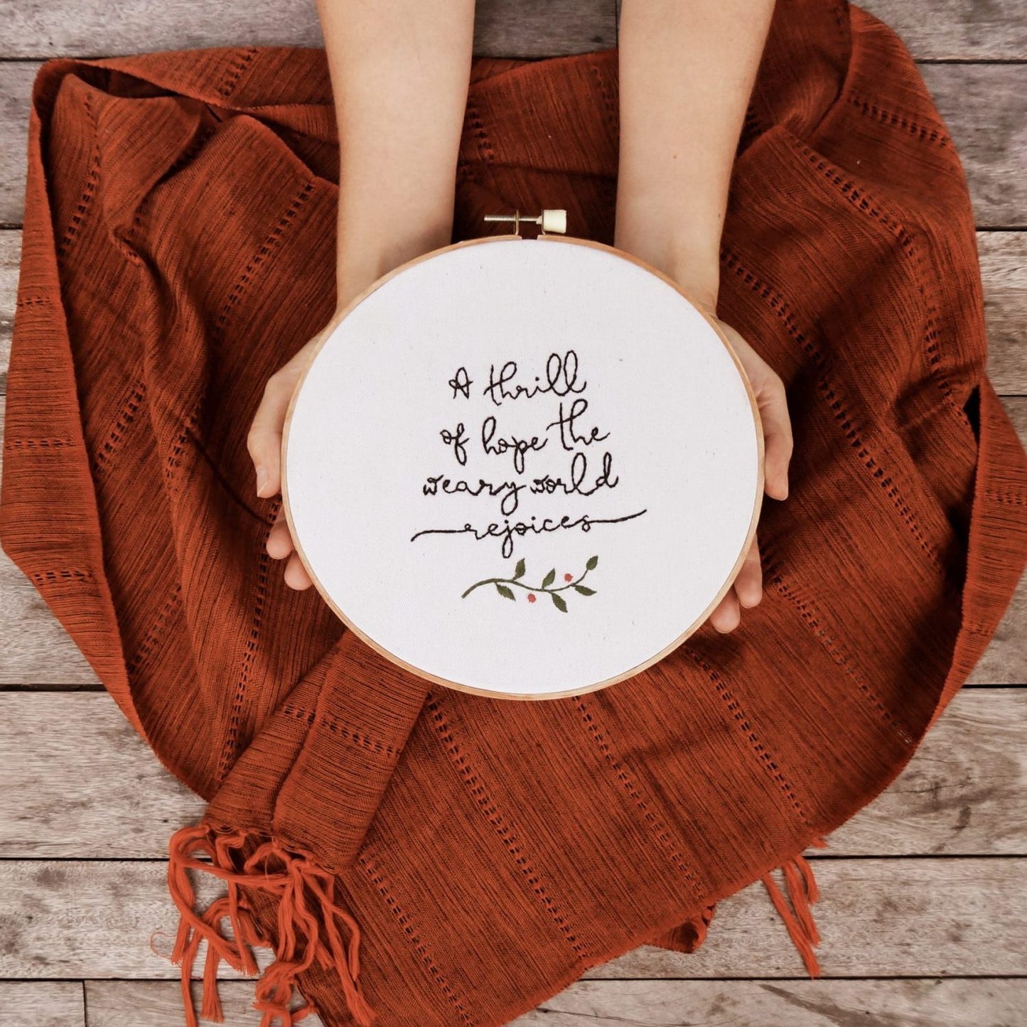 Christmas Embroidery Hoop