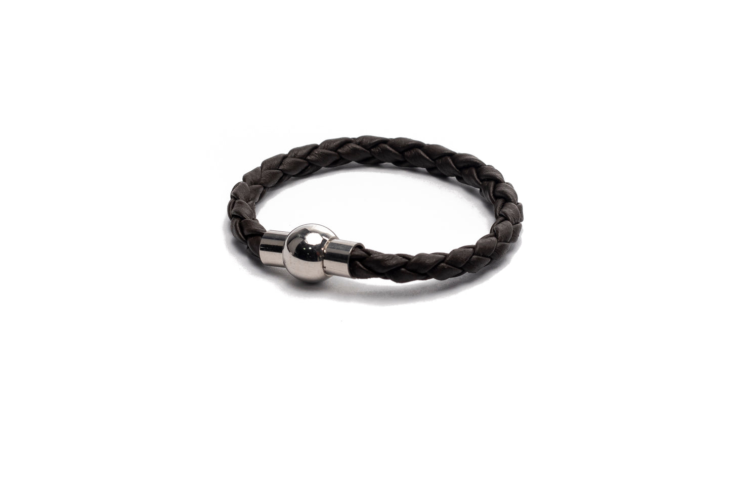 Leather Braided Bracelet (Candor Full Grain)
