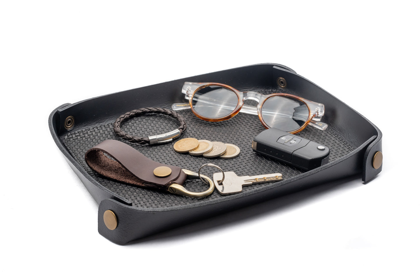 Leather Valet Tray (Candor Full Grain)