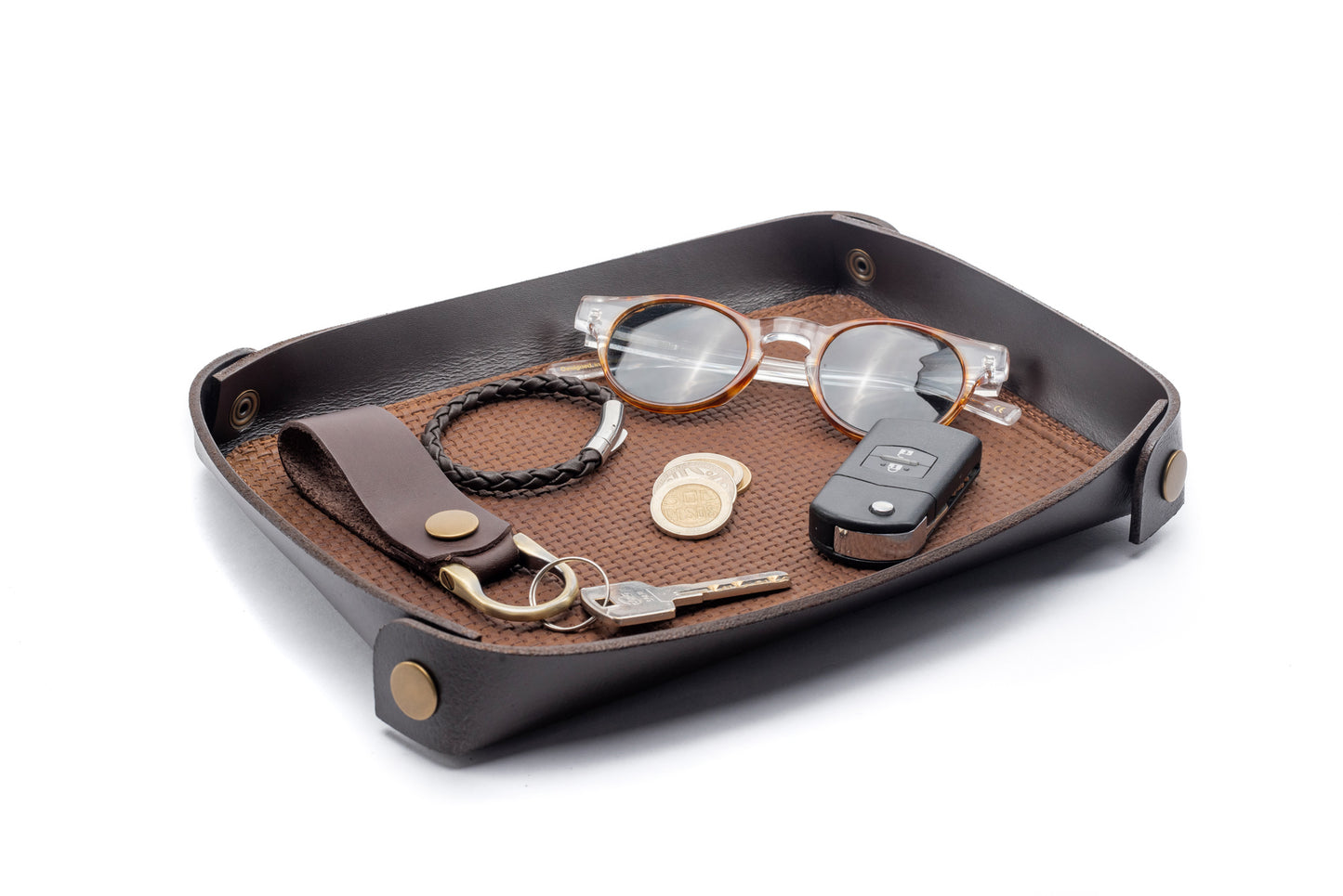 Leather Valet Tray (Candor Full Grain)