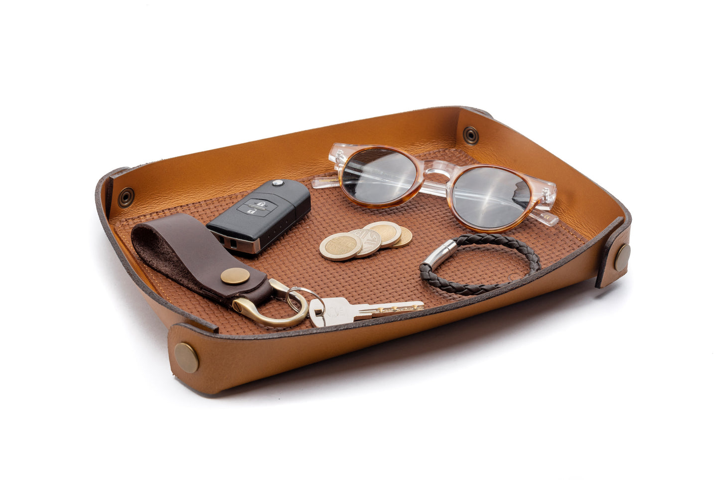 Leather Valet Tray (Candor Full Grain)
