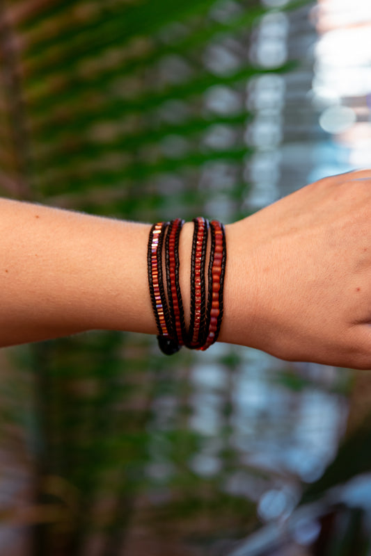 Tibetan 4x Wrap Bracelet