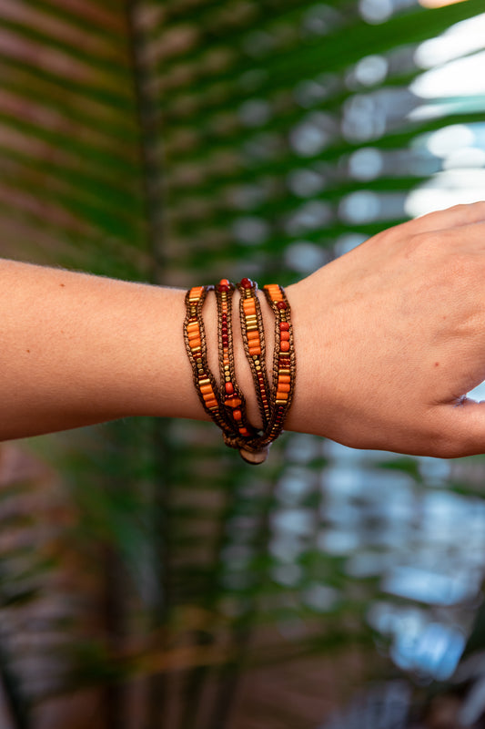 Tibetan 4x Wrap Bracelet