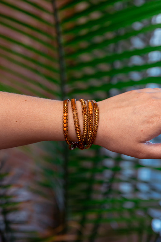 Tibetan 5x Wrap Bracelet