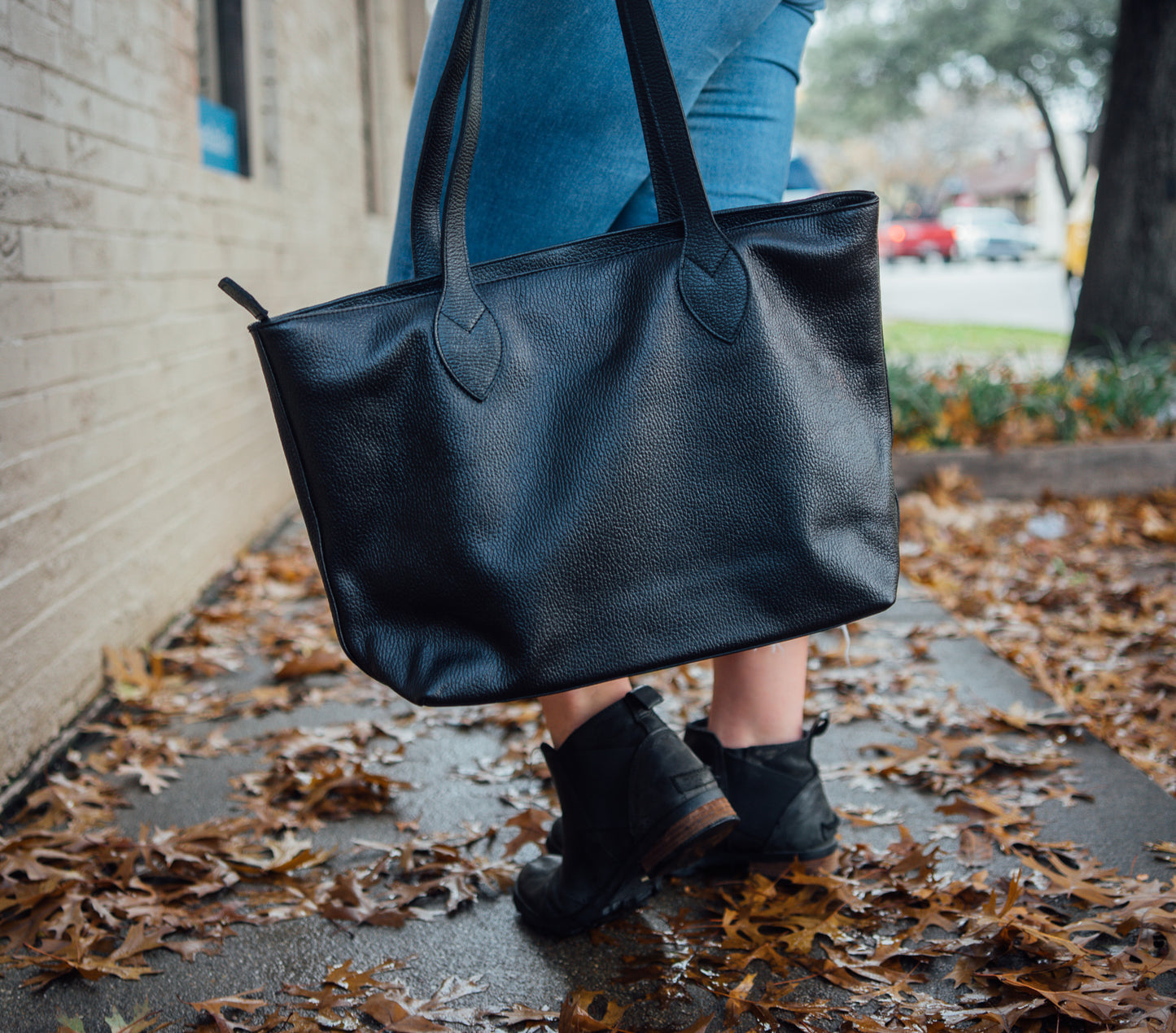 Colombian Nappa Leather Tote