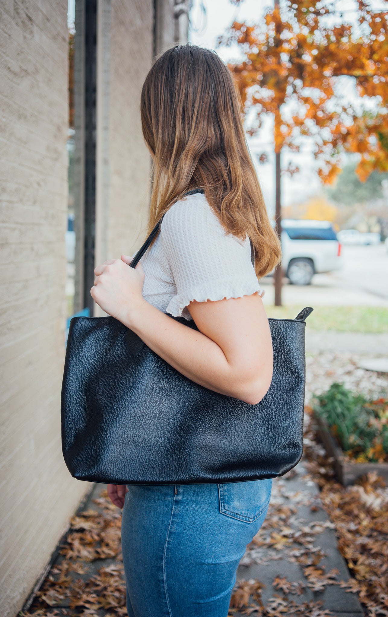 Colombian Napa Leather Tote