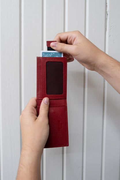Pull Tab Leather Wallets