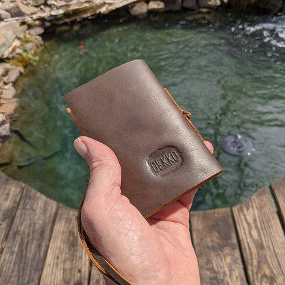 Buffalo Leather Fishbone Journal