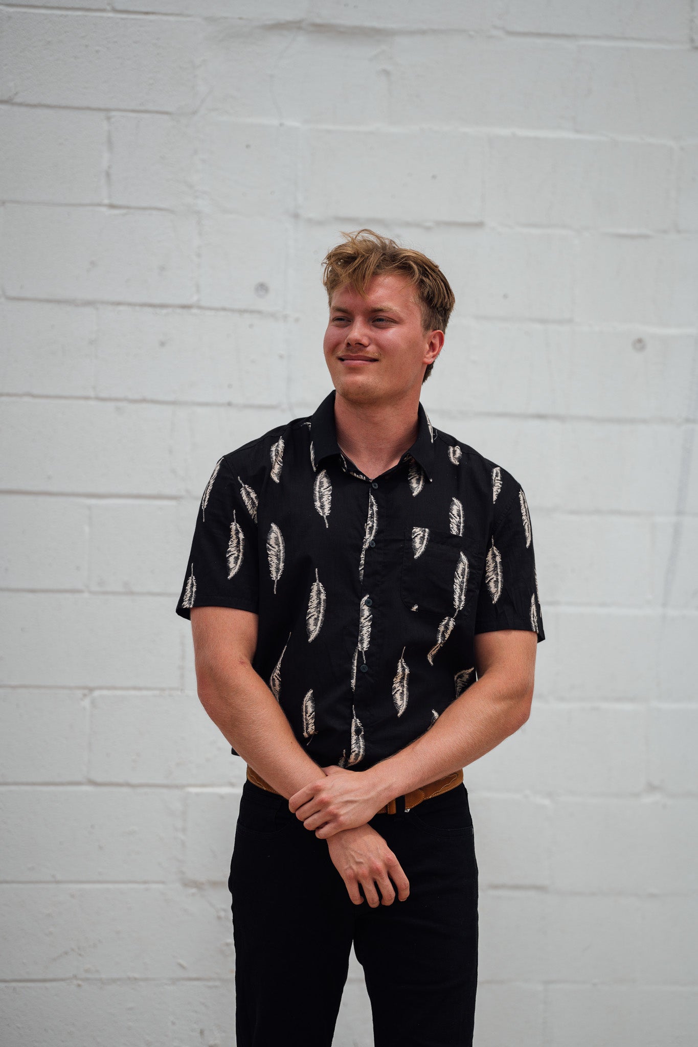 Hand Blocked Cotton Men's Shirts