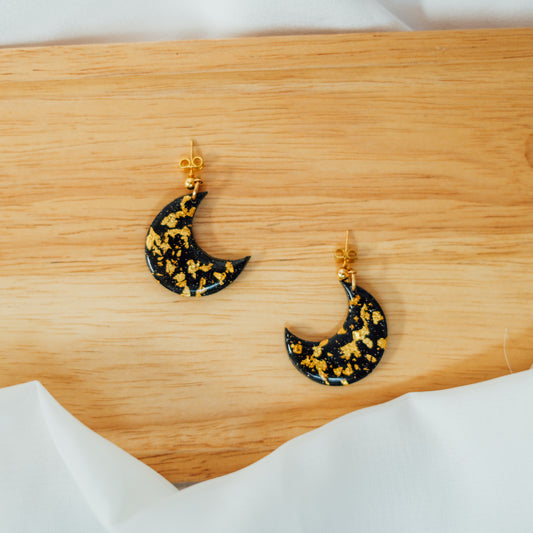 Crescent Eclipse Earrings