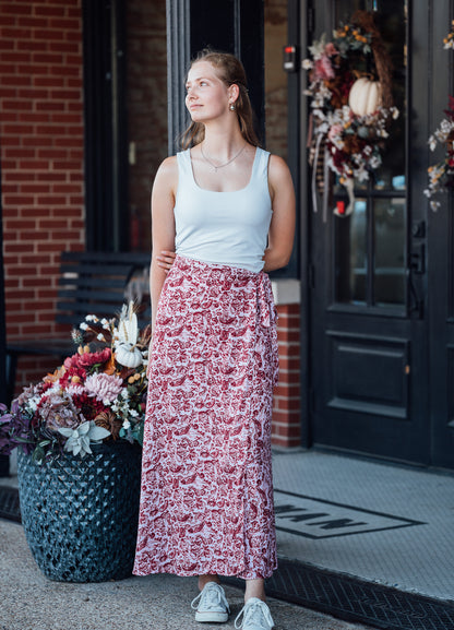 Maxi Wrap Skirt