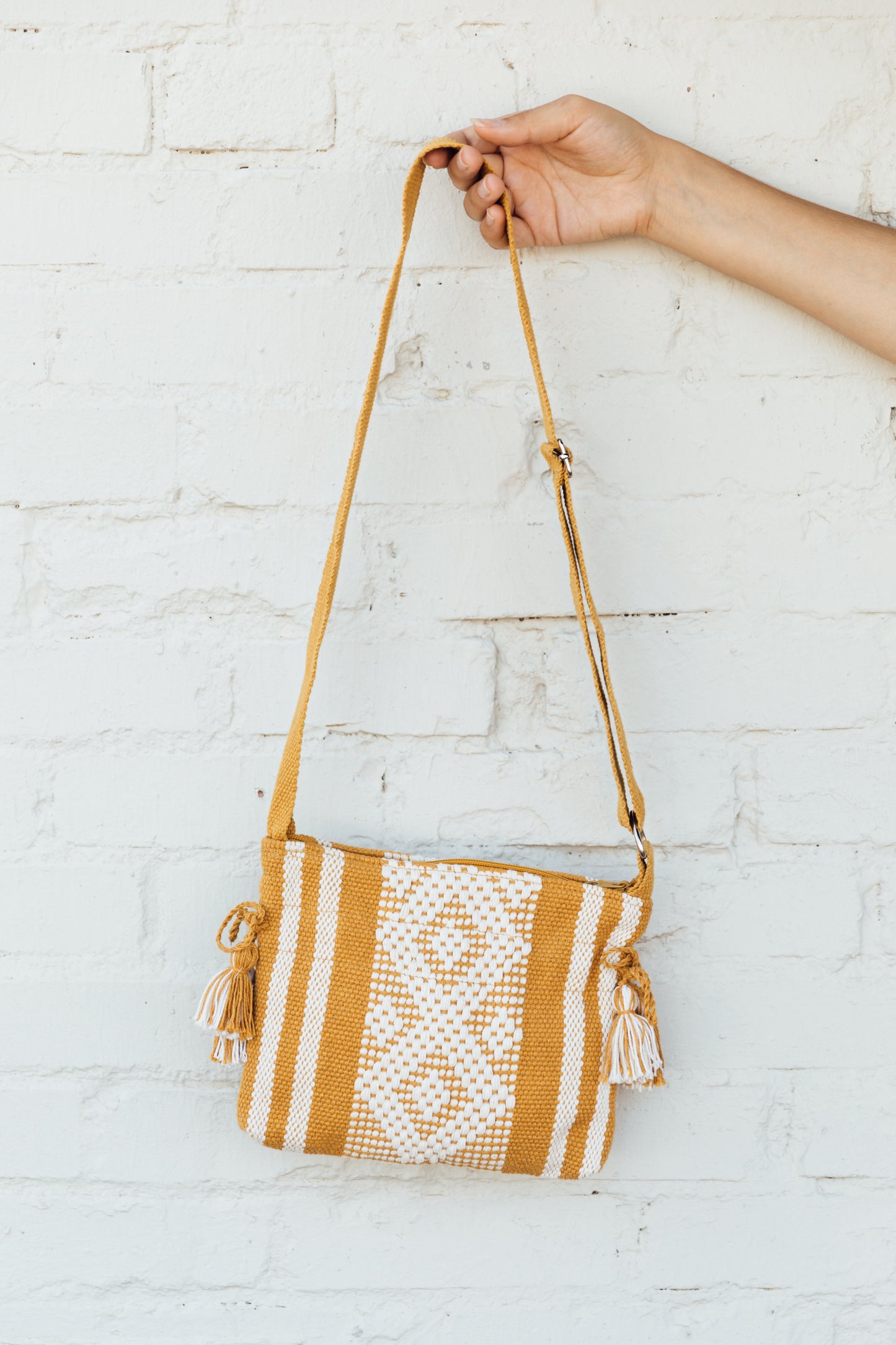 Mexican Woven Crossbody - Adjustable