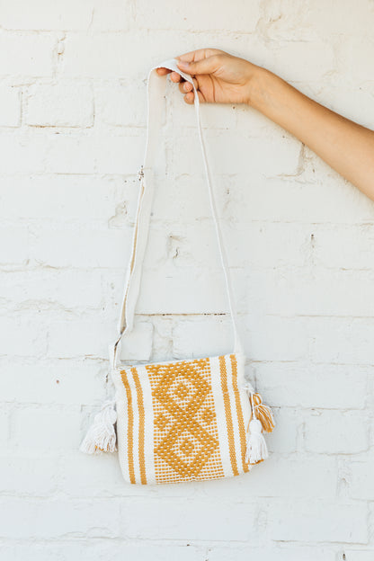 Mexican Woven Crossbody - Adjustable