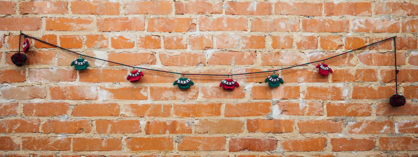 Azerbaijani Knitted Sweater Garland