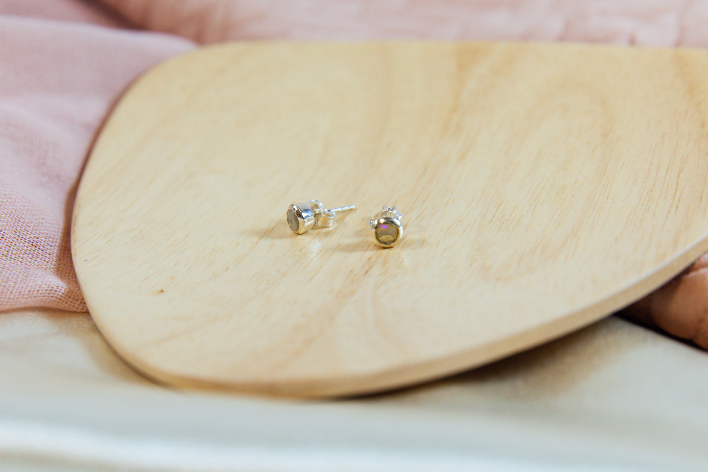 Opal Stud Earrings