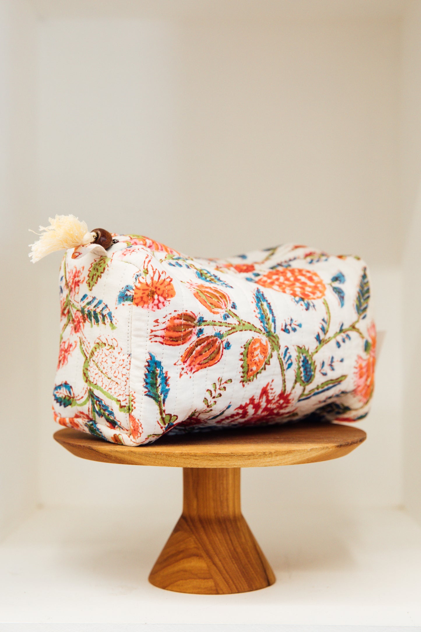 Quilted Indian Cosmetic Bag