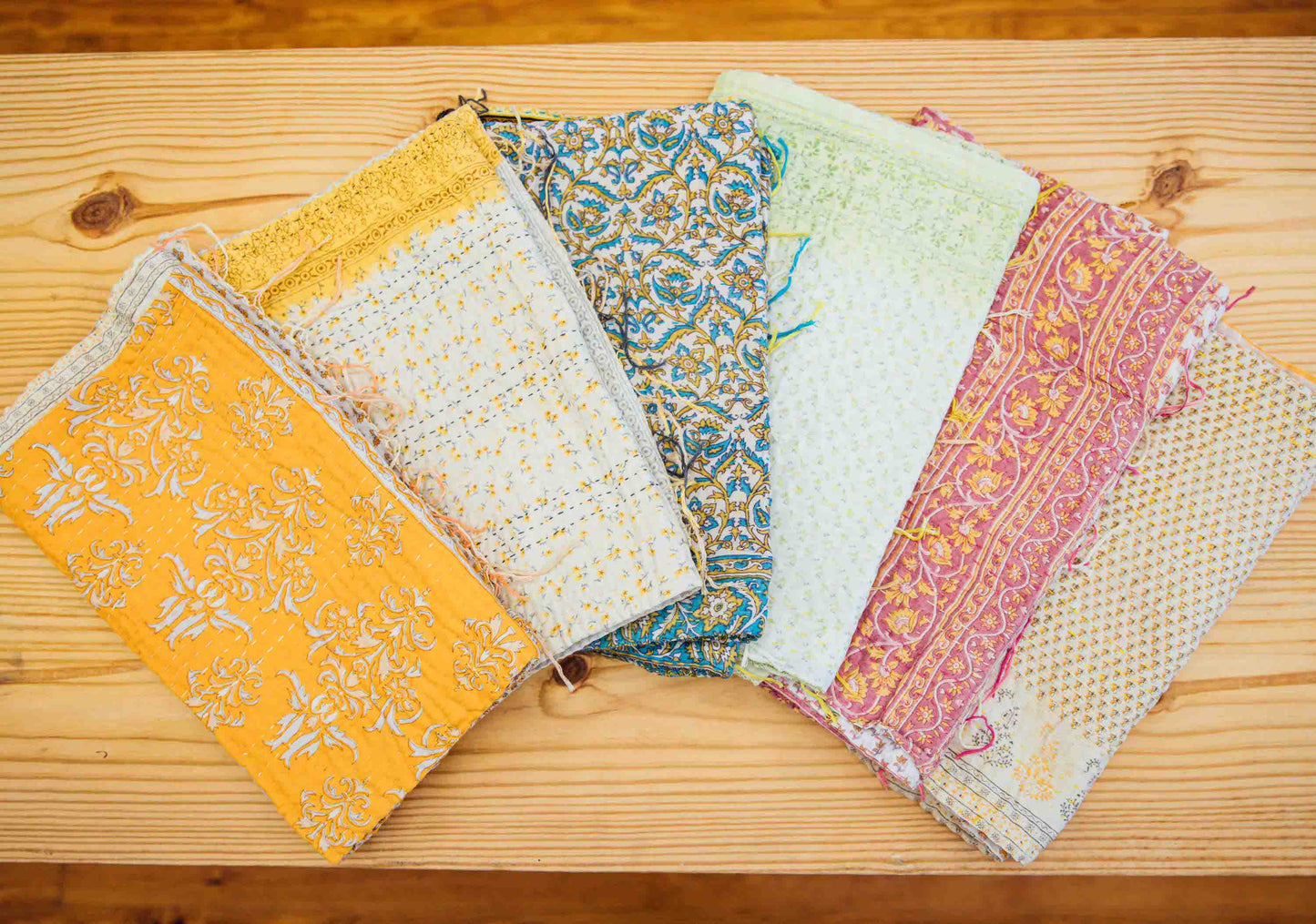 Indian Kantha Table Runners
