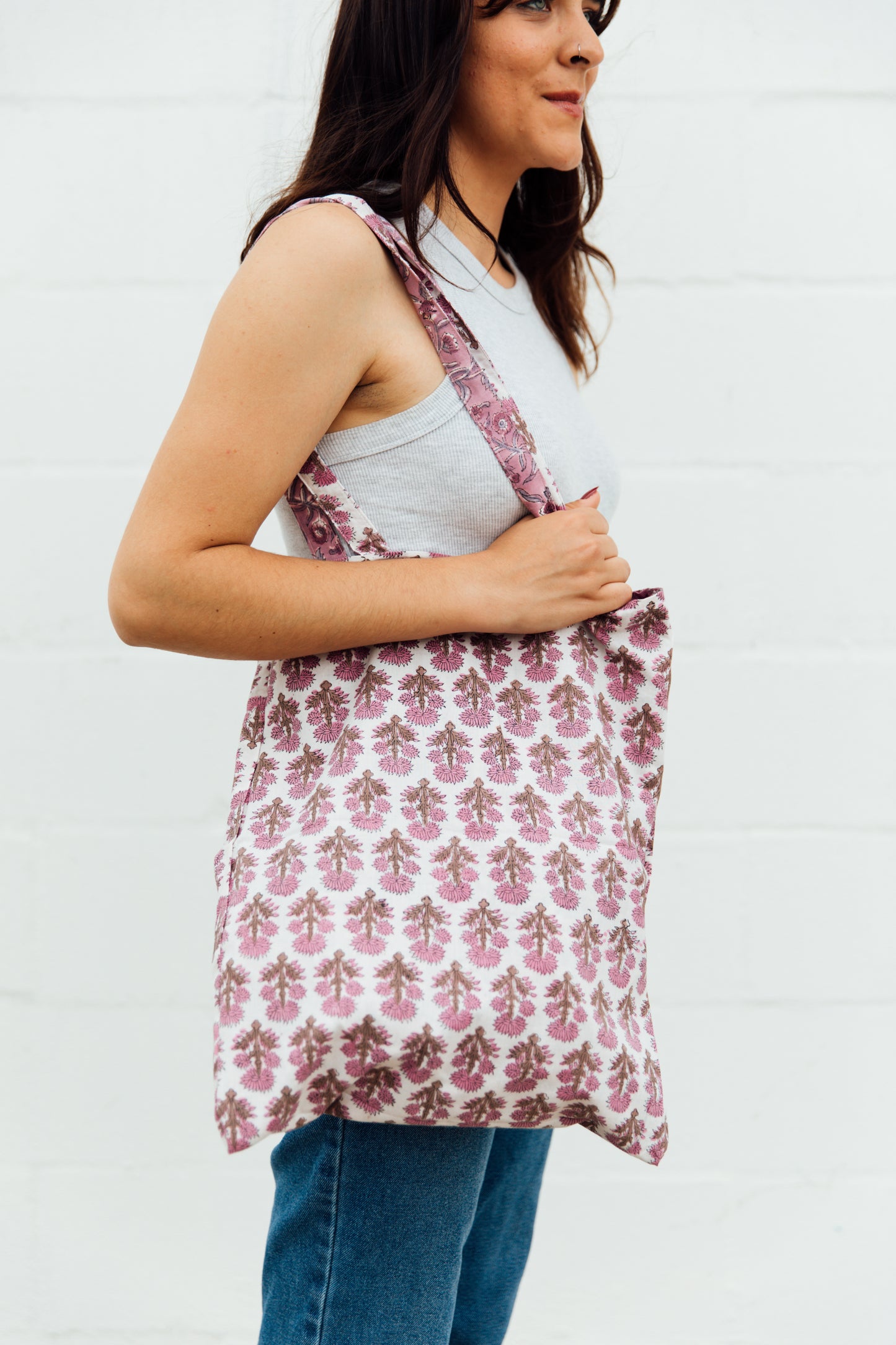 Reversible Indian Tote bag