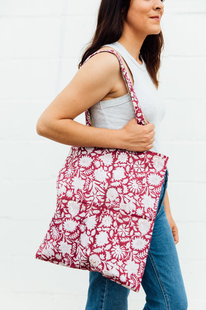 Reversible Indian Tote bag